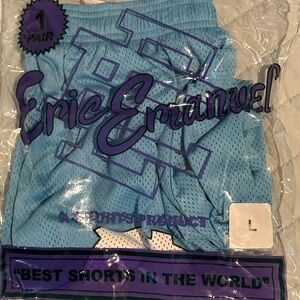 Eric Emanuel Light Blue Athletic Shorts